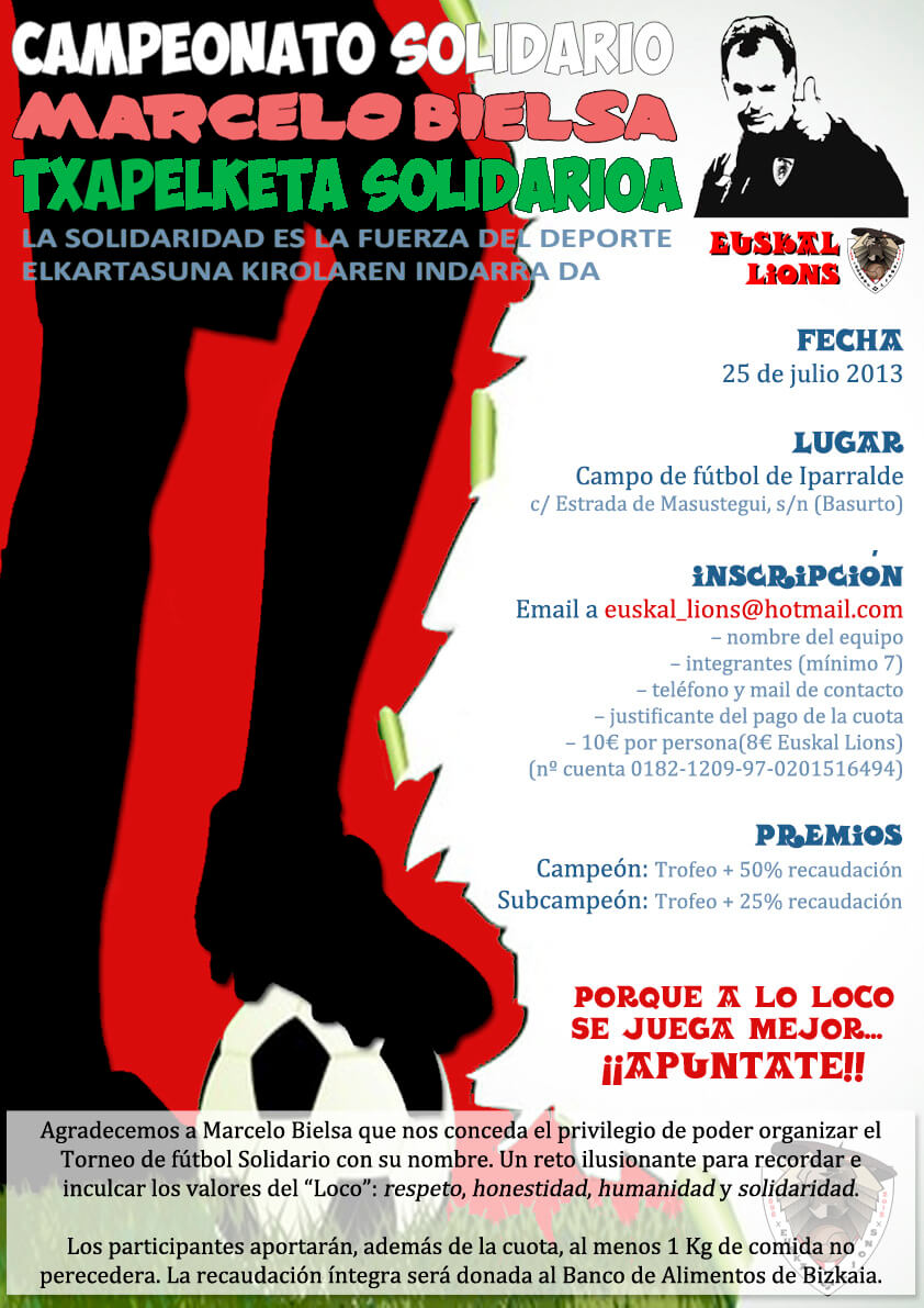 Torneo Solidario Euskal Lions "Marcelo Bielsa"